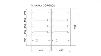 TMŞ + 45 + 45 ADET SİGORTA DAĞITIM PANOSU