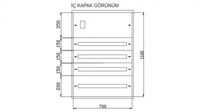 TMŞ + 120 ADET SİGORTA DAĞITIM PANOSU