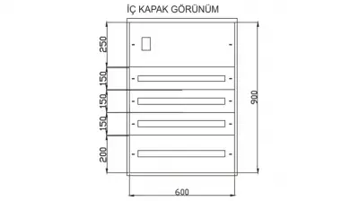 TMŞ + 100 ADET SİGORTA DAĞITIM PANOSU