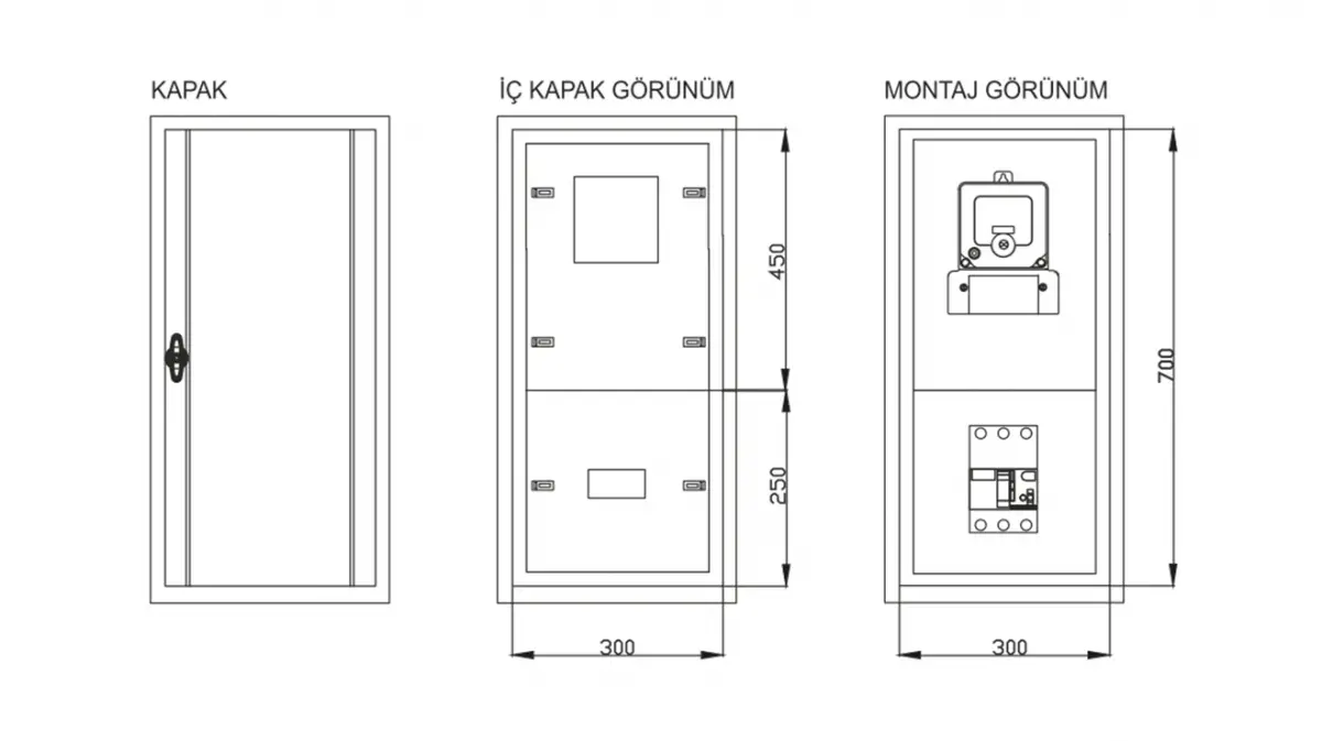 TRİFAZE SAYAÇ + TMŞ