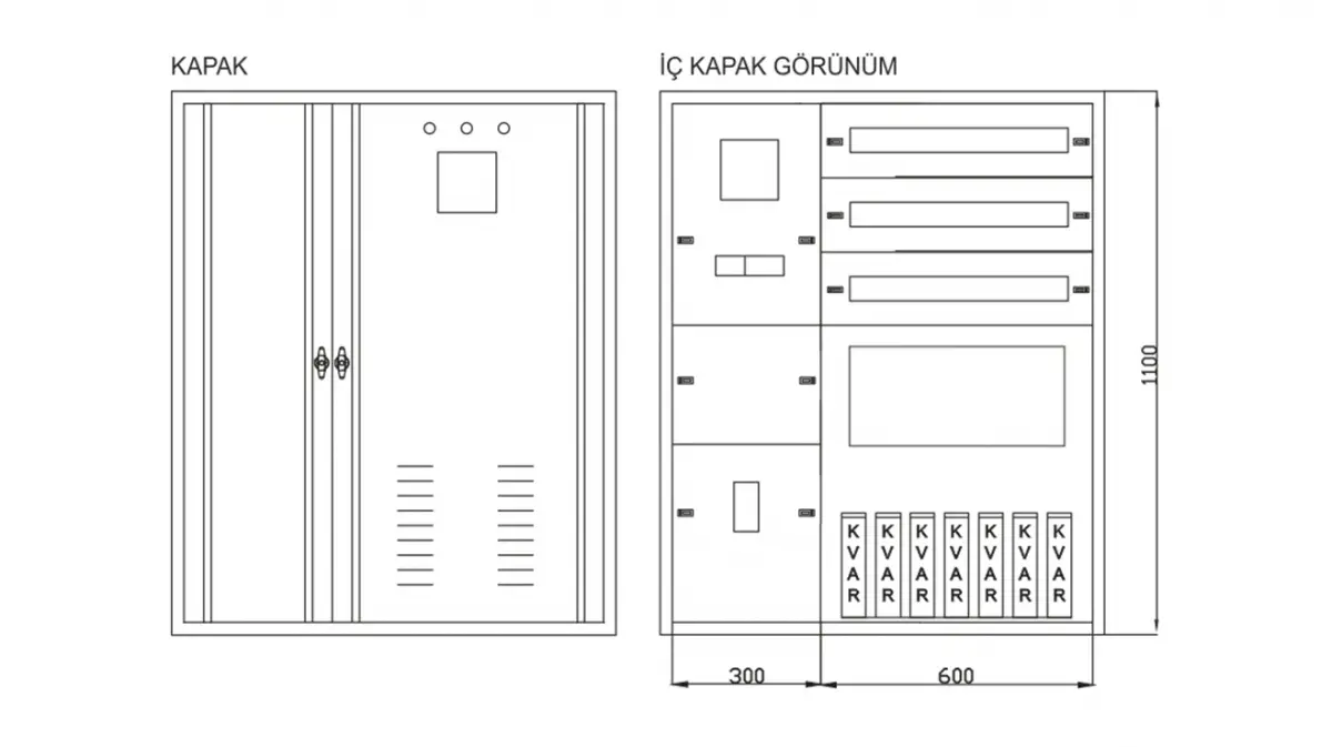 TRİFAZE SAYAÇ + AKIM TRAFOSU + TMŞ +60 ADET SİGORTA + KOMP.