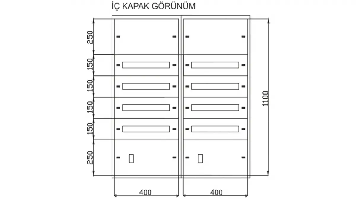 TMŞ + 60 + 60 ADET SİGORTA DAĞITIM PANOSU