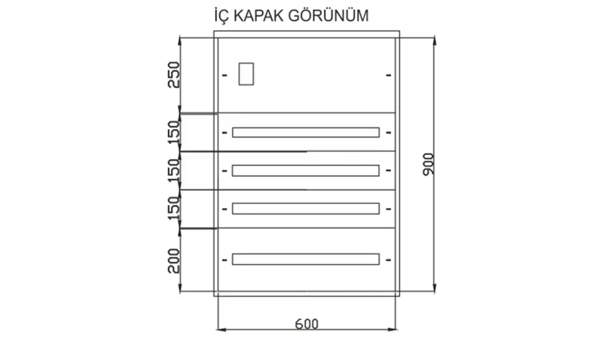 TMŞ + 100 ADET SİGORTA DAĞITIM PANOSU